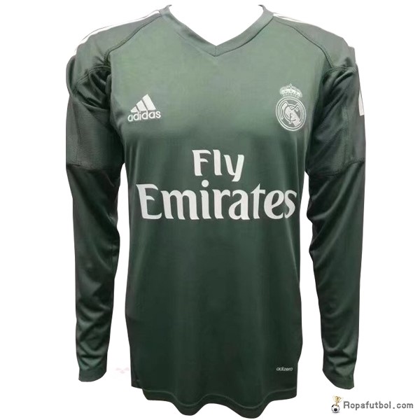 Camiseta Real Madrid Replica Primera Ropa ML Portero 2017/18
